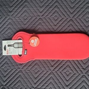 Red Neoprene Bottle Tote